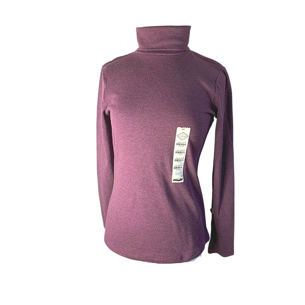 St John's Bay Long Sleeve T Neck Sweater Shirt